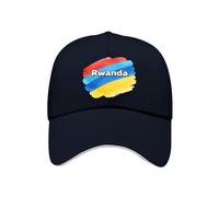 Casquette De Baseball Snapback 6 Panneaux Ajustable Rwanda Drapeau National Style Hip Hop Trucker Homme Femme Coupe du Monde