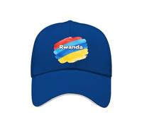 Casquette De Baseball Snapback 6 Panneaux Ajustable Rwanda Drapeau National Style Hip Hop Trucker Homme Femme Coupe du Monde