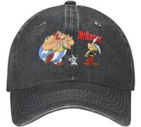 Casquette de Baseball Snapback Chapeau de Soleil Astérix Casquette de Baseball en Coton et Obélixs Bonnet réglable personnalisé Chapeau de Papa Hip Hop Cadeau d'anniversaire