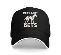 Casquette de Baseball Snapback Chapeau de Soleil Chapeau Greyhound avec visière pour Hommes Casquette avec visière personnalisée Protection pour Animaux de Compagnie Ne Joue Pas Cadeau de Noël