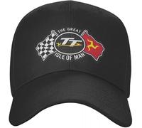 Casquette de Baseball Snapback Chapeau de Soleil Course de TT de l'île de Man Casquette de Baseball réglable personnalisée Sport pour Adultes Chapeau de Papa Cadeau d'anniversaire