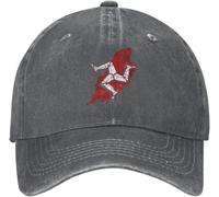 Casquette de Baseball Snapback Chapeau de Soleil Île de Man Casquette de Baseball imprimée décontractée Hommes Femmes Casquette de Course Hip Hop Cadeau d'anniversaire Cadeau d'anniversaire