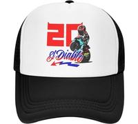 Casquette de Baseball Snapback Chapeau de Soleil Mode Fabio Quartararo Casquette de Baseball pour Femmes Hommes Chapeau de Camionneur Respirant Protection Solaire Cadeau de Noël pour Hommes Femmes