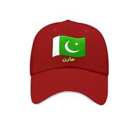Casquette De Baseball Snapback Classique Réglable Islam du Pakistan Drapeau National Style Tendance Bord Plat Unisexe Coupe du Monde