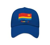 Casquette De Baseball Snapback Classique Réglable Rwanda Drapeau National Style Tendance Bord Plat Unisexe Coupe du Monde