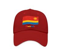 Casquette De Baseball Snapback Classique Réglable Rwanda Drapeau National Style Tendance Bord Plat Unisexe Coupe du Monde