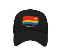 Casquette De Baseball Snapback Classique Réglable Rwanda Drapeau National Style Tendance Bord Plat Unisexe Coupe du Monde