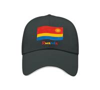 Casquette De Baseball Snapback Classique Réglable Rwanda Drapeau National Style Tendance Bord Plat Unisexe Coupe du Monde