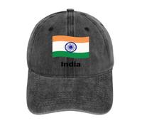 Casquette De Baseball Snapback pour Homme Classique 6 Panneaux Inde Drapeau National Réglable Sport Casual Visière Partita Di Calcio