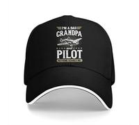 Casquette de Baseball Snapback Sun Hat Casquette de Baseball pour Homme avec visière Chapeau avec visière Couleur Pure Papa Papa Grand-père Pilote Fête des pères Cadeau de Noël pour Hommes Femmes