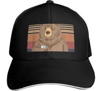 Casquette de baseball Snapback Sun Hat That's What I Do I Drink Bourbon I Hate People and Know Things Bear DrinkingTShir Casquette de baseball Hood Hommes Femmes Cadeau de Noël pour hommes femmes
