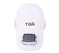 Casquette de Baseball Sonew avec Ventilateur Solaire, Pales de Ventilateur Souples Chapeau de Ventilateur à énergie Solaire Rechargeable pour les Sports de Jardin de Plage en