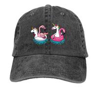 Casquette de Baseball Style Unisexe Mignon Licorne Dessin animé Chapeau Multicolore Casquette pour Femmes Flottant Personnalisé Visière Protection Chapeaux Cadeau