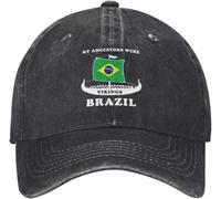 Casquette de Baseball sur Mesure Unisexe en Coton Mes ancêtres étaient des Vikings Brésil Adulte brésilien Fier Réglable Papa Femmes Hommes Sports Cool