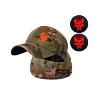 Casquette de baseball tactique Seal Team pour homme et femme - Extensible - Camouflage - Pour la course à pied et la pêche - Avec 2 écussons, 2, L