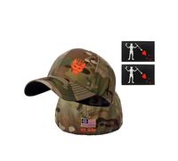 Casquette de baseball tactique Seal Team pour homme et femme - Extensible - Camouflage - Pour la course à pied et la pêche - Avec 2 écussons, 4, L
