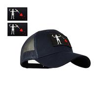 Casquette de baseball tactique Seal Team pour hommes et femmes, casquette snapback extensible bleu+2 patch pour course/pêche, 5, L