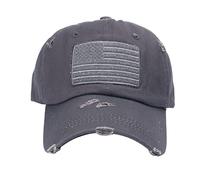 Casquette de baseball taille réglable pour course à pied et activités de plein air Seasons I Run Visière, gris foncé, Taille unique