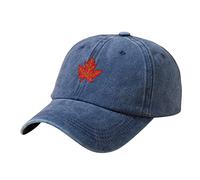 Casquette de baseball tendance pour homme et femme avec boucle en jean, bleu marine, Taille unique