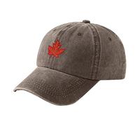 Casquette de baseball tendance pour homme et femme avec boucle en jean, café, Taille unique