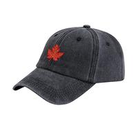 Casquette de baseball tendance pour homme et femme avec boucle en jean, gris foncé, Taille unique