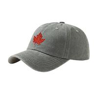 Casquette de baseball tendance pour homme et femme avec boucle en jean, gris, Taille unique