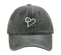 Casquette de baseball tendance pour homme et femme, unisexe, sportif, décontracté, réglable, avec motif imprimé cœur, parfaite pour un usage quotidien et les activités de plein air Jot544, vert