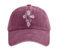 Casquette de baseball tendance pour hommes et femmes, unisexe, réglable, chapeau de papa décontracté en plein air, soleil confortable, chapeau à bord Jot607, bordeaux, Taille unique