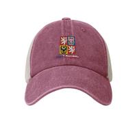 Casquette De Baseball Texte De L'Emblème National De La République Tchèque Casquettes De Golf Vintage Baseball Cap Classic Bord Plat Casquettes pour Randonnée Camping Outdoo