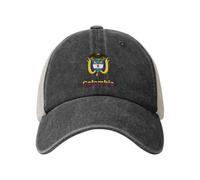 Casquette De Baseball Texte Emblème National Colombie Colombien Casquettes De Golf Anti UV Trucker Caps Classic Baseball Cap pour Randonnée Outdoo Running