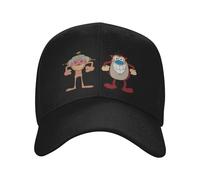 Casquette de Baseball The Ren & Stimpy Show, Style Dessin animé Vintage, pour Homme et Femme, Ajustable, Style décontracté