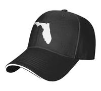 Casquette De Baseball Thin Blue Line Florida Trucker Hat Casual Chapeau Soleil Respirante Baseball Cap pour Camping Badminton Athlétique