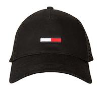 Tommy Jeans TJM Flag Trucker Cap AM0AM09583 Casquette, Noir (Black), OS Homme