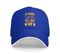 Casquette De Baseball Tout Ce Dont Vous Avez Besoin, C'est D'Aimer Les Chats Chapeau Sandwich Décontractée Classique Casquette D'Été, pour Extérieur, Les Loisirs, Randonnée, 55-59cm