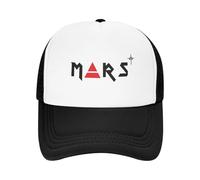 Casquette de Baseball Triangle Rouge 30 Seconde À Mars Maille Personnalisée pour Femmes Printemps Femme Plage Écran Solaire Hip Hop Trucker Cap