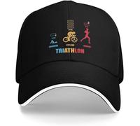Casquette de Baseball Triathlon Natation Vélo Course Triathlète Camping pour Hommes Casquette Snapback Personnalisée Femme Sport Crème Solaire Chapeau