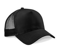 Casquette De Baseball Trucker Rétro Snapback Mi-Maille Unisexe Beechfield Neuve