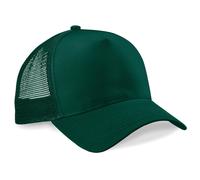 Casquette De Baseball Trucker Rétro Snapback Mi-Maille Unisexe Beechfield Neuve