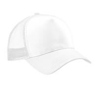 Casquette De Baseball Trucker Rétro Snapback Mi-Maille Unisexe Beechfield Neuve