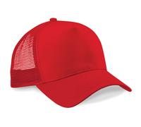 Casquette De Baseball Trucker Rétro Snapback Mi-Maille Unisexe Beechfield Neuve