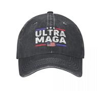 Casquette de Baseball Ultra Maga en Coton Vieilli Vintage pour Homme et Femme, Casquette de Soleil pour élection présidentielle américaine 2024, Casquette d'entraînement en Plein air