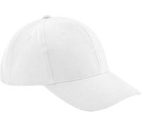 Casquette de baseball unie Beechfield Pro-Style RW213 (taille unique) (Blanc)
