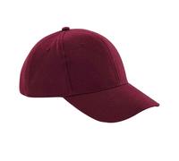 Casquette de baseball unie Beechfield Pro-Style RW213 (taille unique) (Bourgogne)