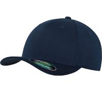 Casquette de baseball unie Flexfit à 5 panneaux PC3702 (S/M) (Bleu marine)