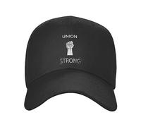 Casquette De Baseball Union Strong - Le Poing du Pouvoir Ouvrier Baseball Cap Réglable Bord Plat Casquettes Anti UV Casquettes De Golf pour Randonnée Cyclisme Running