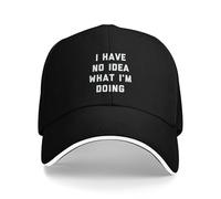 Casquette de Baseball Unisexe Aucune idée de ce Que Je Fais Imprimé Réglable Tout Temps Baseball Chapeau De Soleil Trucker Papa Chapeau Snapback Casquette Cadeaux