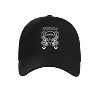 Casquette de baseball unisexe avec bord incurvé, style rock anglais, style classique, réglable, chapeau de soleil tendance pour le camping, T-1., Taille unique