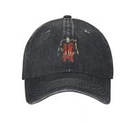 Casquette de Baseball Unisexe avec Musique fantôme, Casquette en Coton usé avec Bande de Metal Rock, Style Vintage, pour l’entraînement en Plein air, Douce et sans Structure Cadeaux pour Les fêtes