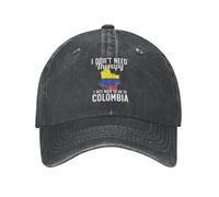 Casquette de Baseball Unisexe délavée avec Drapeau de la Colombie Costa Rica Chapeaux Hip Hop élégants Printemps pour Hommes et Femmes Design de Gymnastique en Plein air Cadeaux