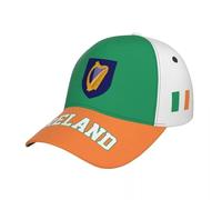 Casquette de baseball unisexe - Drapeau de l'Irlande Casquette de baseball Patriotique Chapeau Printemps Été Art Imprimé Hippie Hip Hop Chapeaux Respirant Hommes Femmes Street Style Casquettes de
